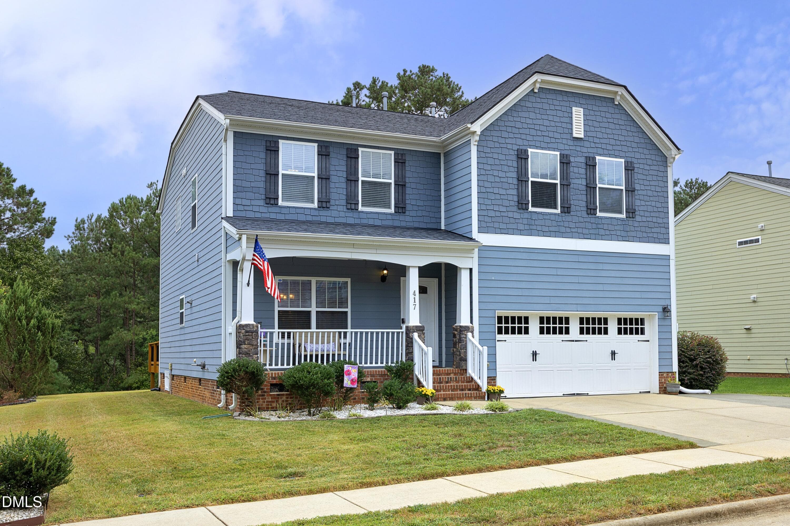 01Front - 417 Field Glow Lane, Apex, NC 27539