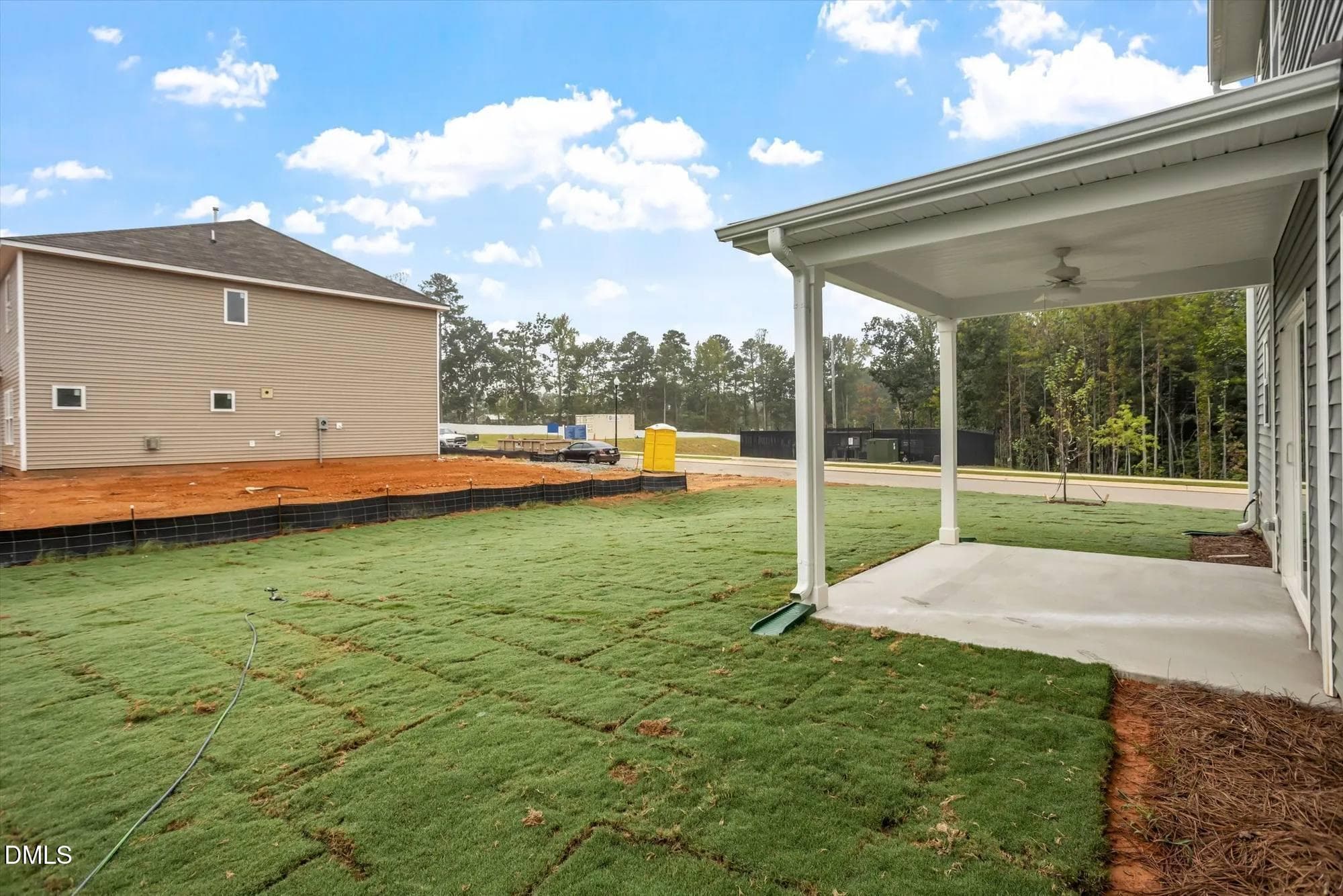 back yard - 32 Plantation Drive, Youngsville, NC 27596