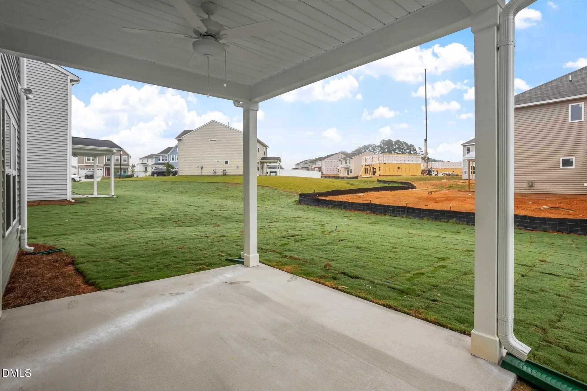 covered porch - 32 Plantation Drive, Youngsville, NC 27596