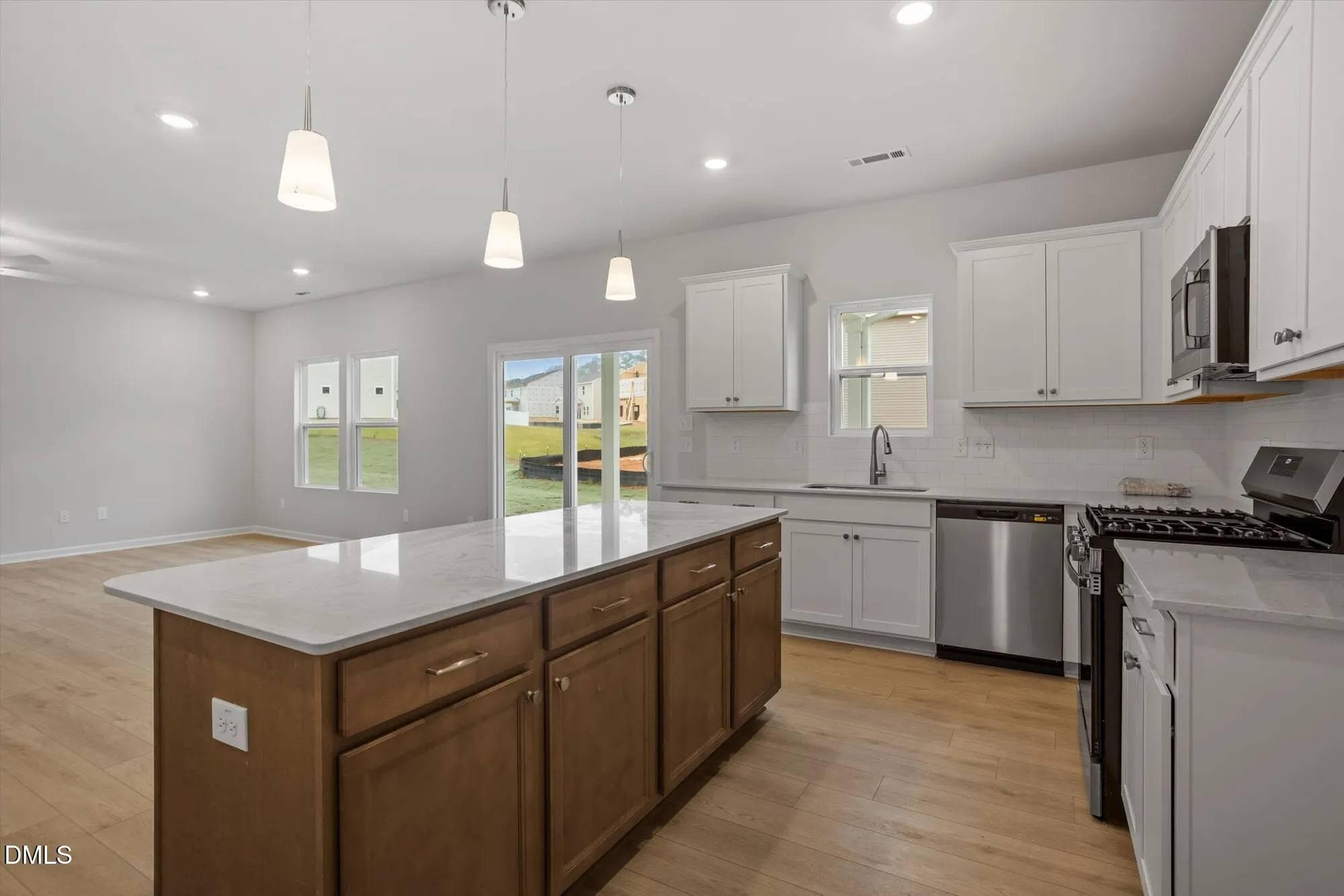 kitchen and back doors - 32 Plantation Drive, Youngsville, NC 27596