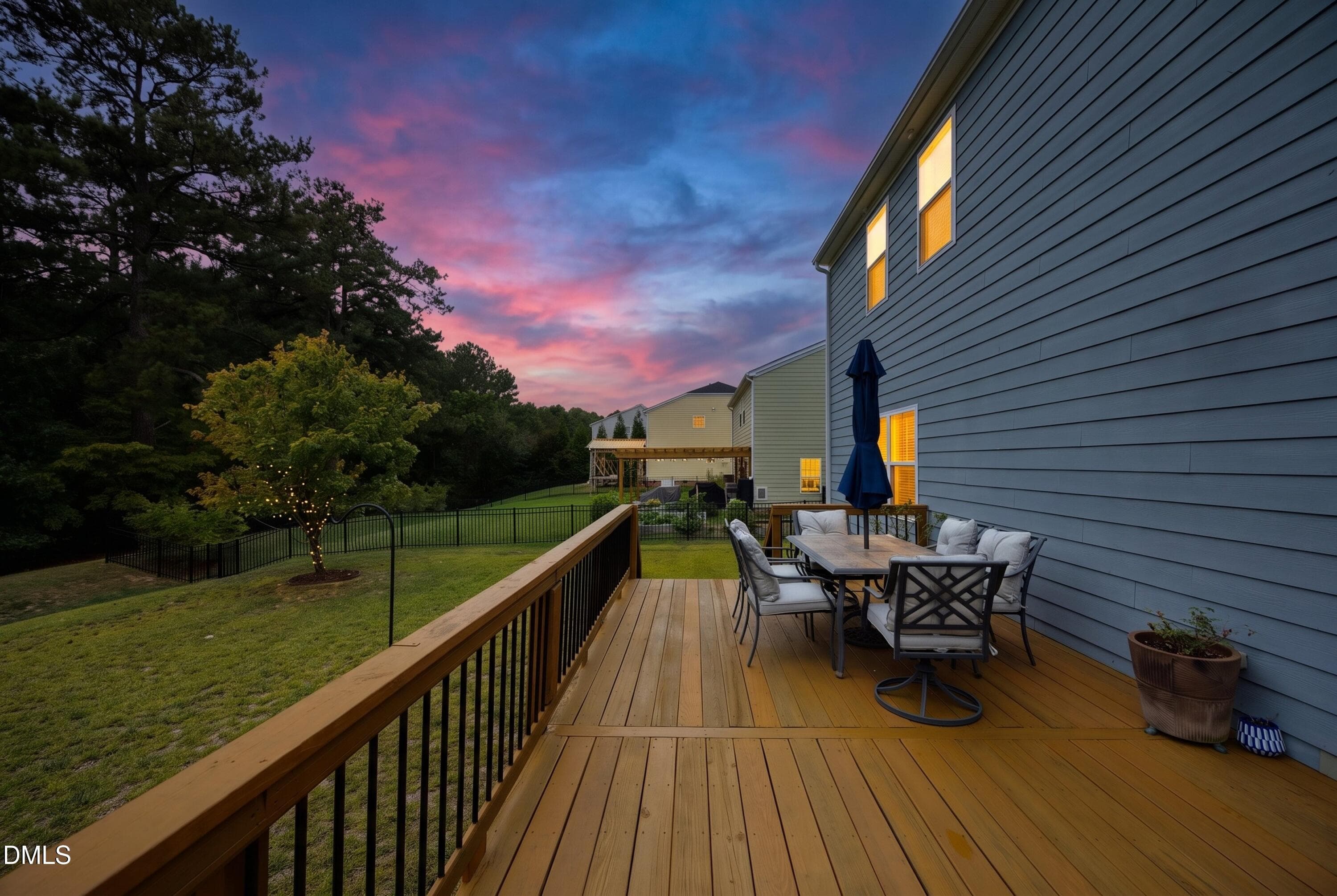 38DeckTwilight - 417 Field Glow Lane, Apex, NC 27539