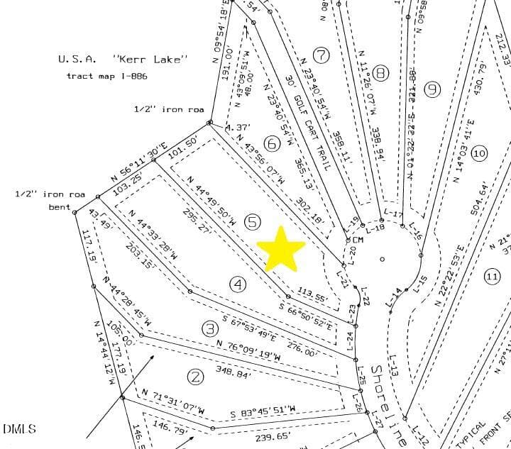 Plat lot - 147 W Shoreline Drive, Manson, NC 27553