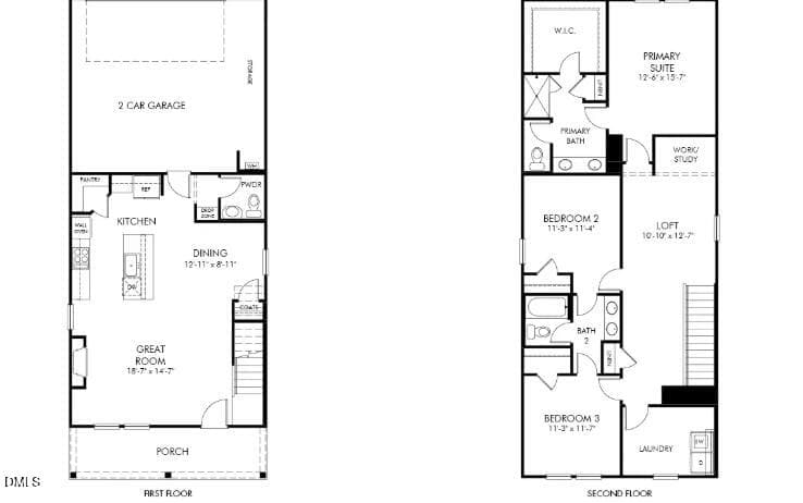 Floorplan - 4108 Hazel Branch Way, Wendell, NC 27591