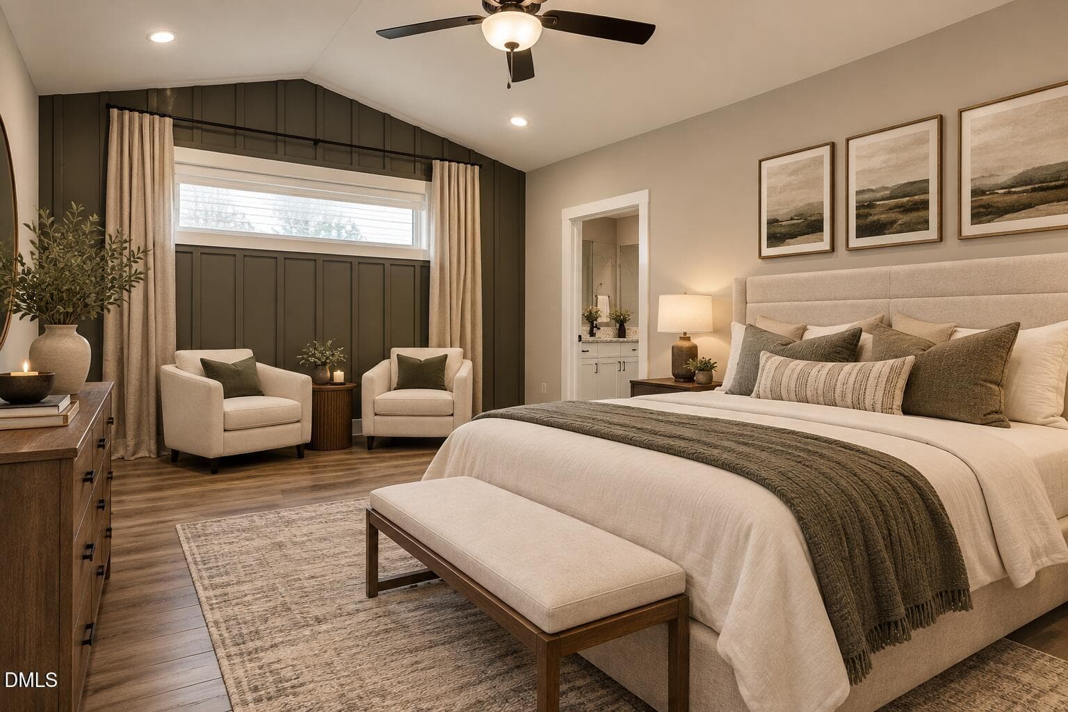 Rolen primary bedroom - 227 Custer Drive, Mebane, NC 27302
