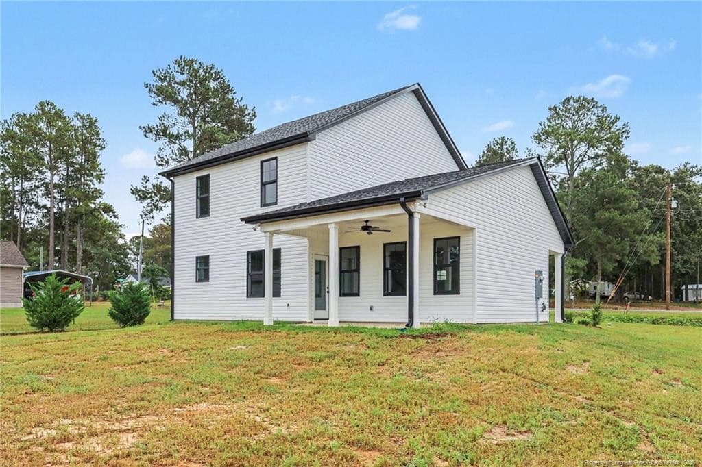 spacious yard in peaceful setting - 700 Brown Road, Lillington, NC 28328
