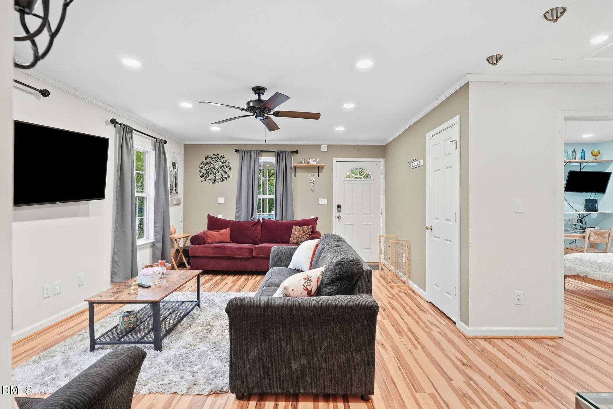 Living Room - 1214 Berkeley Street, Durham, NC 27705