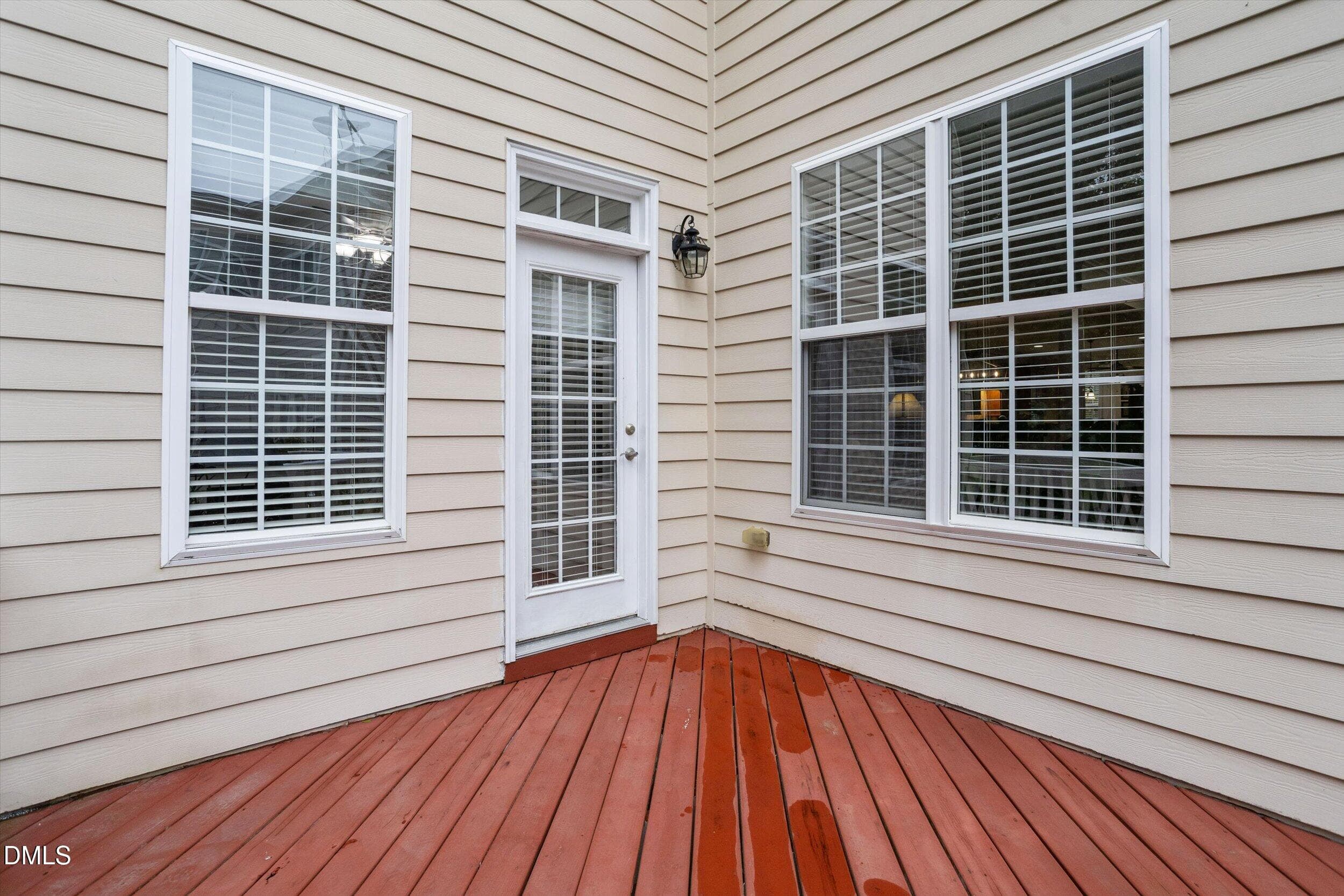 main level deck - 328 Bridgegate Drive, Cary, NC 27519