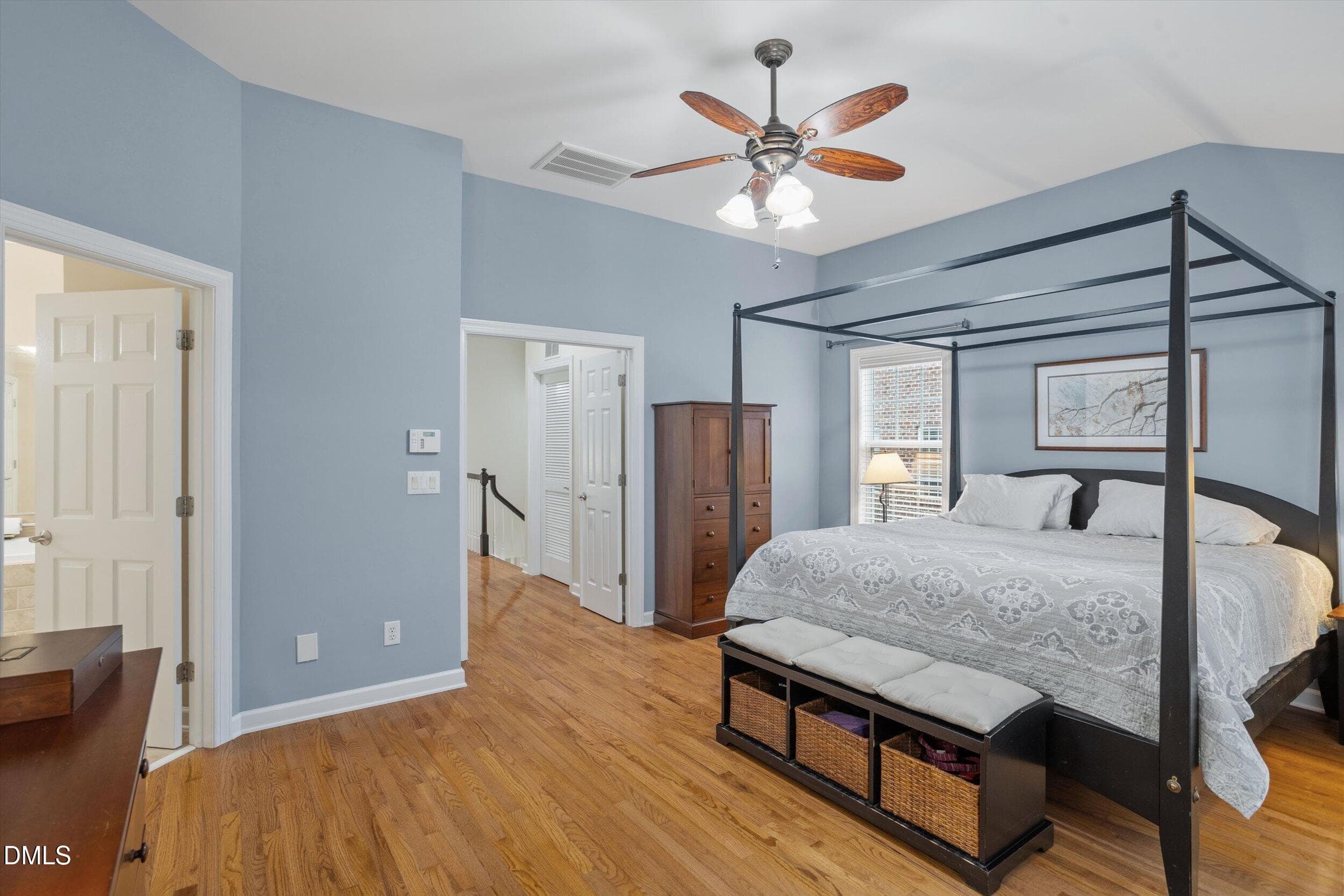 primary bedroom - 328 Bridgegate Drive, Cary, NC 27519