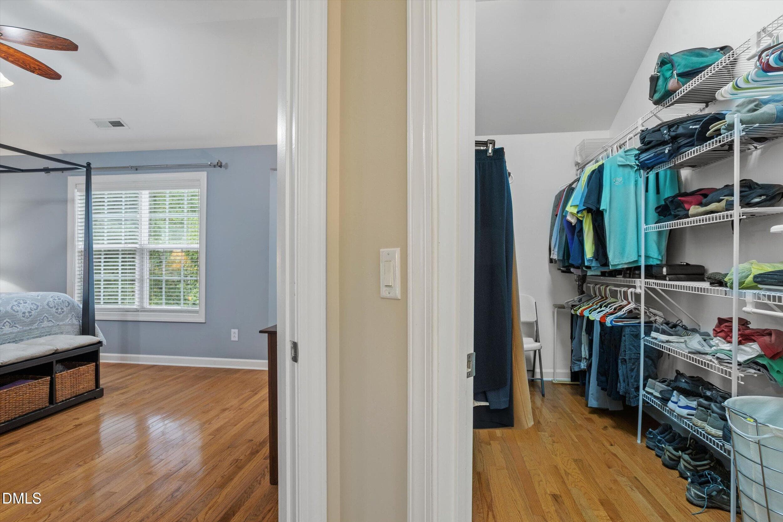 walk in closet - 328 Bridgegate Drive, Cary, NC 27519
