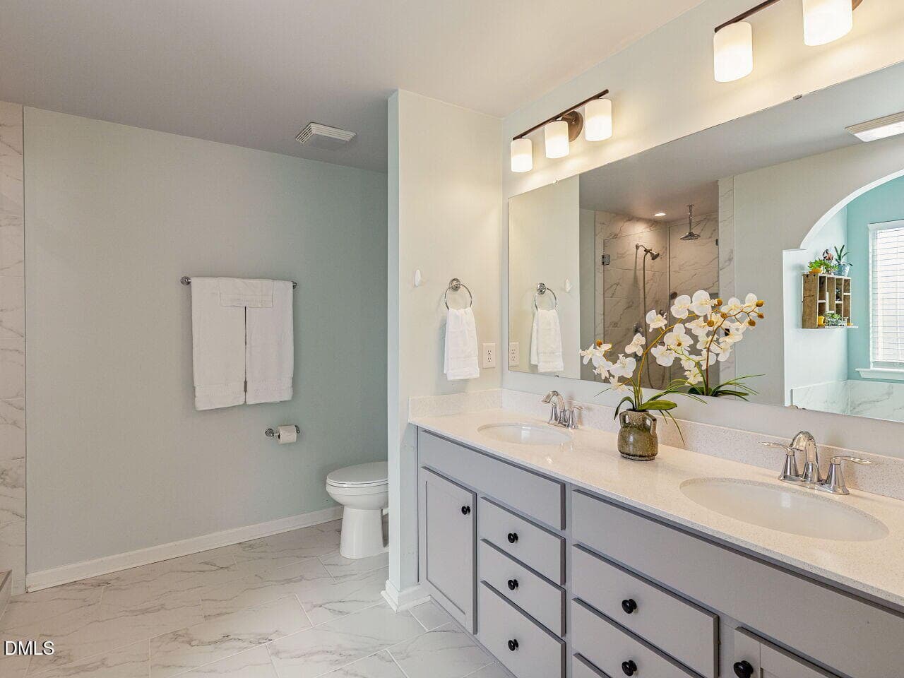 018-1280x960-master-bathroom - 1216 Huffington Oak Drive, Willow Springs, NC 27592, Willow Springs