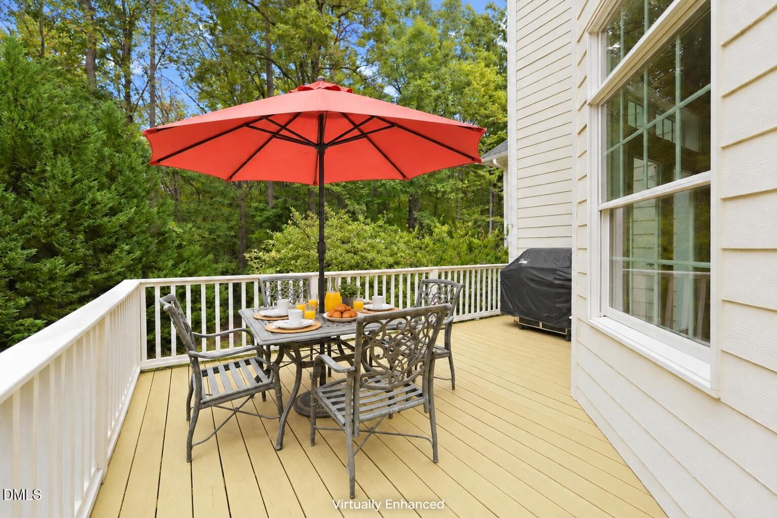 Deck off Kitchen - 1206 Stanridge Drive, Raleigh, NC 27613