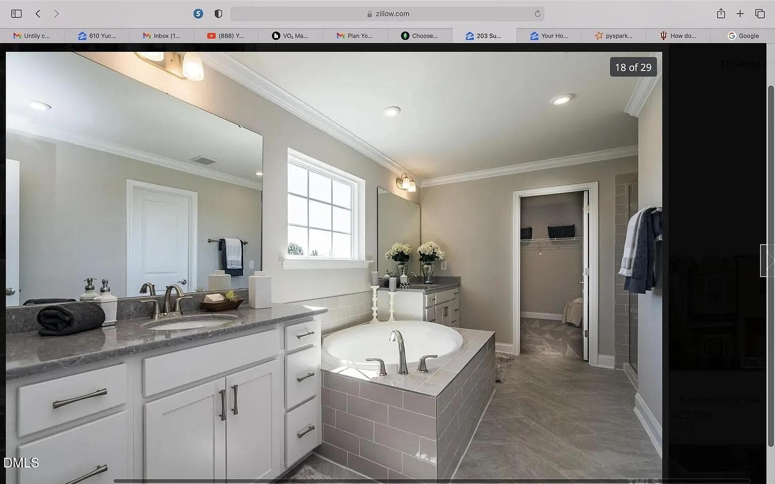 203 Sunrise ridge dr primary-bath-tub - 203 Sunrise Ridge Drive, Willow Springs, NC 27592, Willow Springs