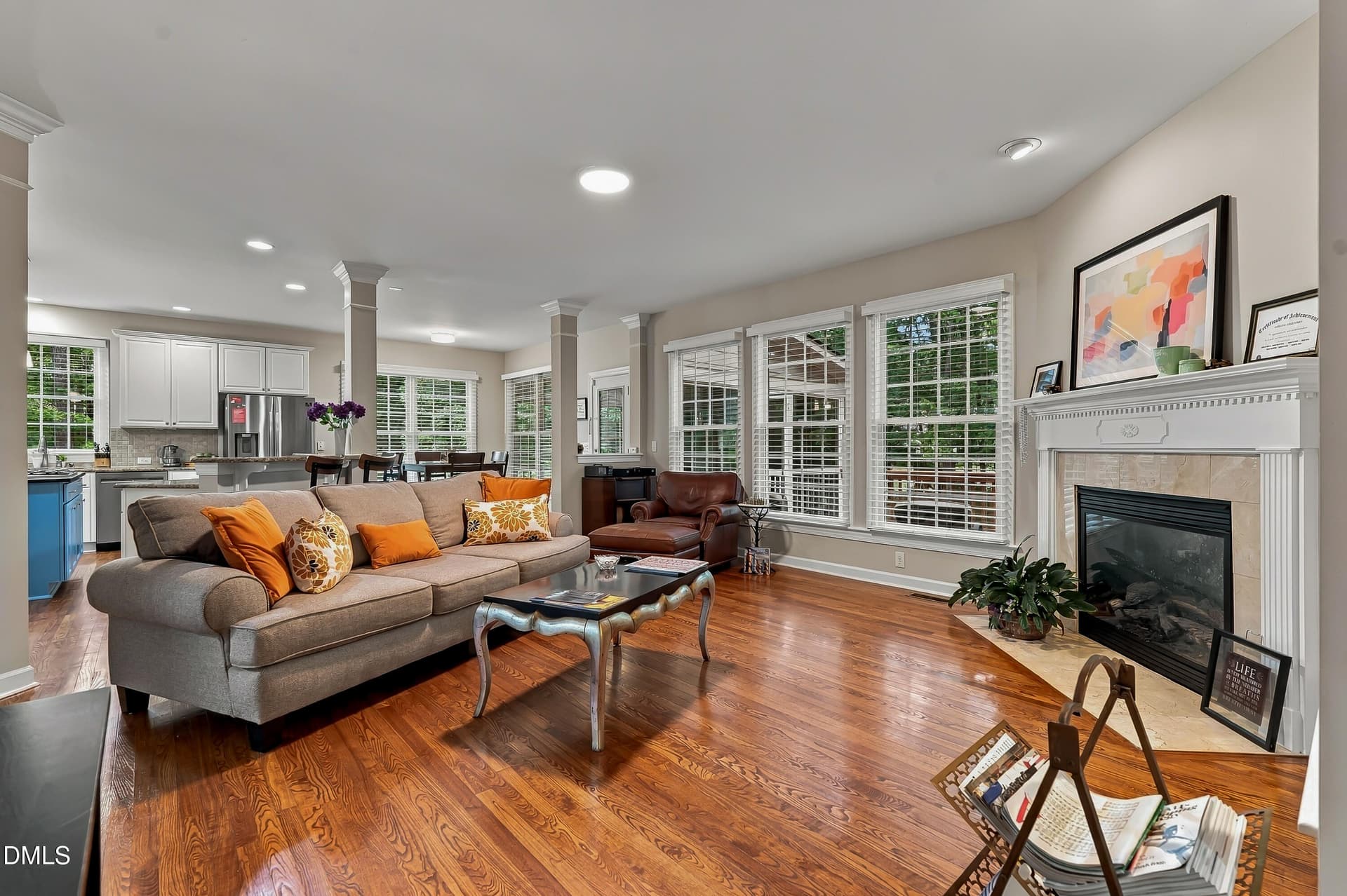 FAMILY RM W/FIREPLACE - 7604 Duckhorn Court, Wake Forest, NC 27587