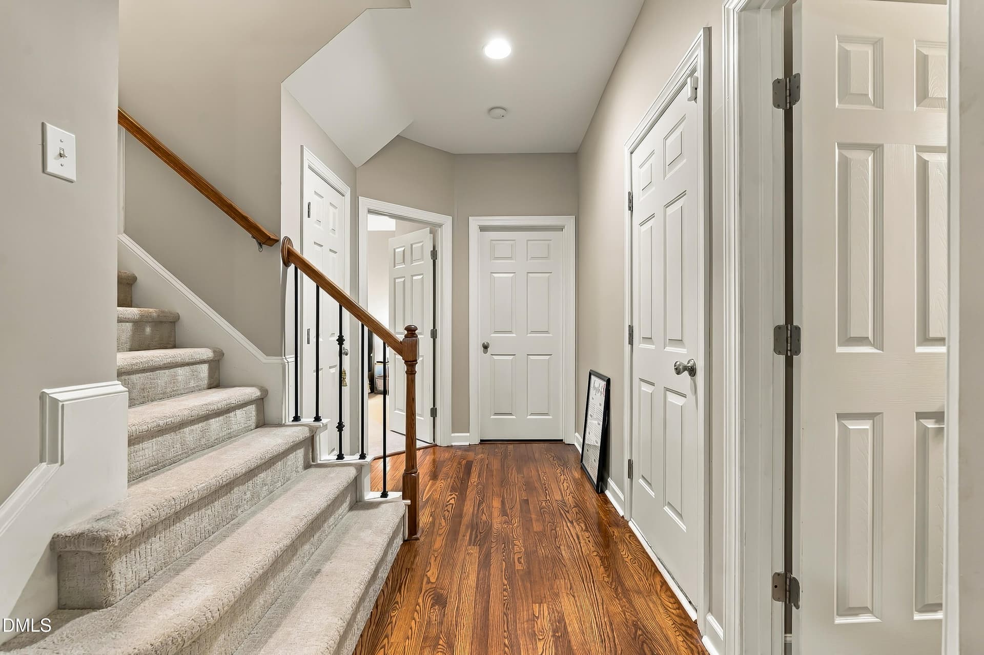 HALLWAY TO BATHROOM - 7604 Duckhorn Court, Wake Forest, NC 27587