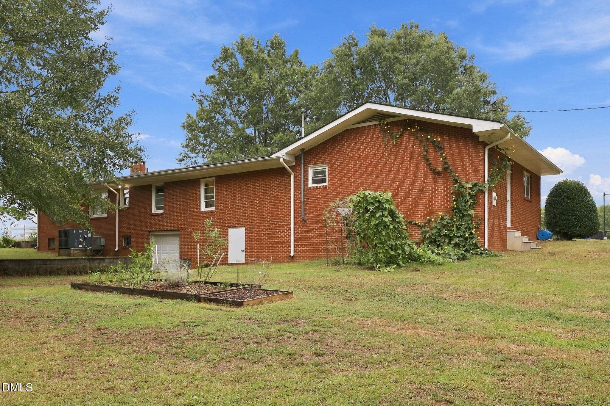 rear view basement garage - 3887 Plainview Church Road, Angier, NC 27501