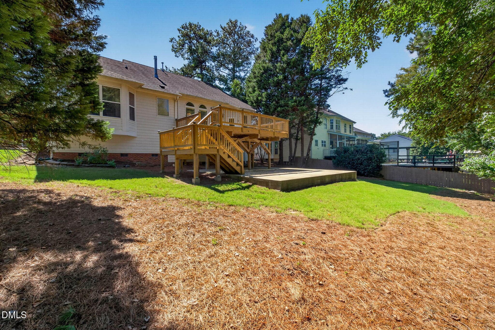 Back Yard - 5405 Green Feather Lane, Raleigh, NC 27604