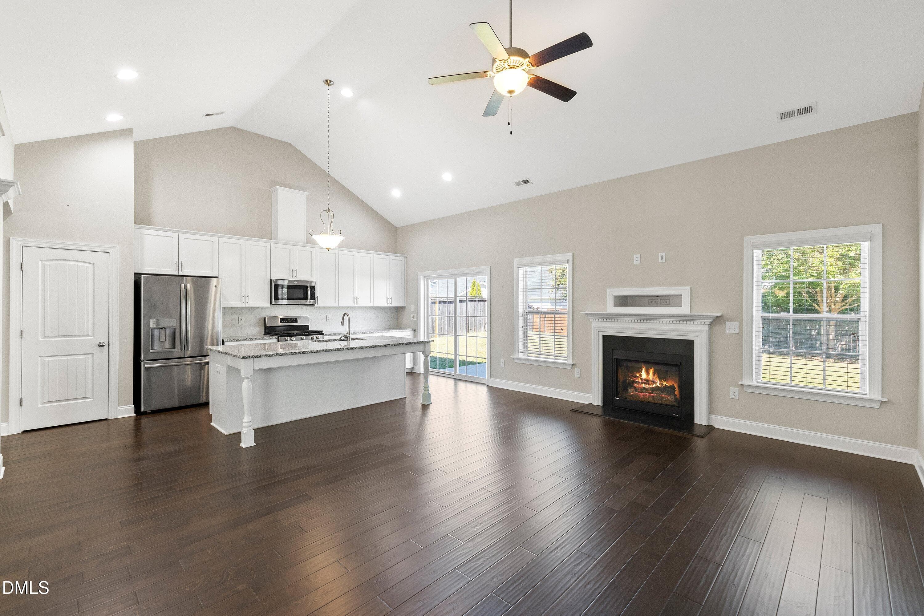 Dramatic Kitchen-High Ceilings - 3912 Freemark Lane, Fuquay Varina, NC 27526