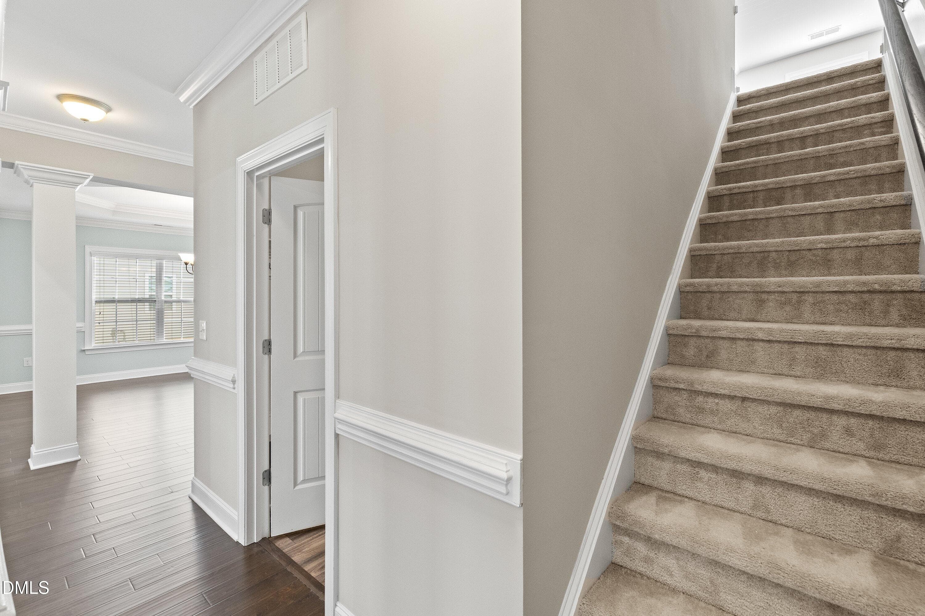hallway to 2nd Flr - 3912 Freemark Lane, Fuquay Varina, NC 27526