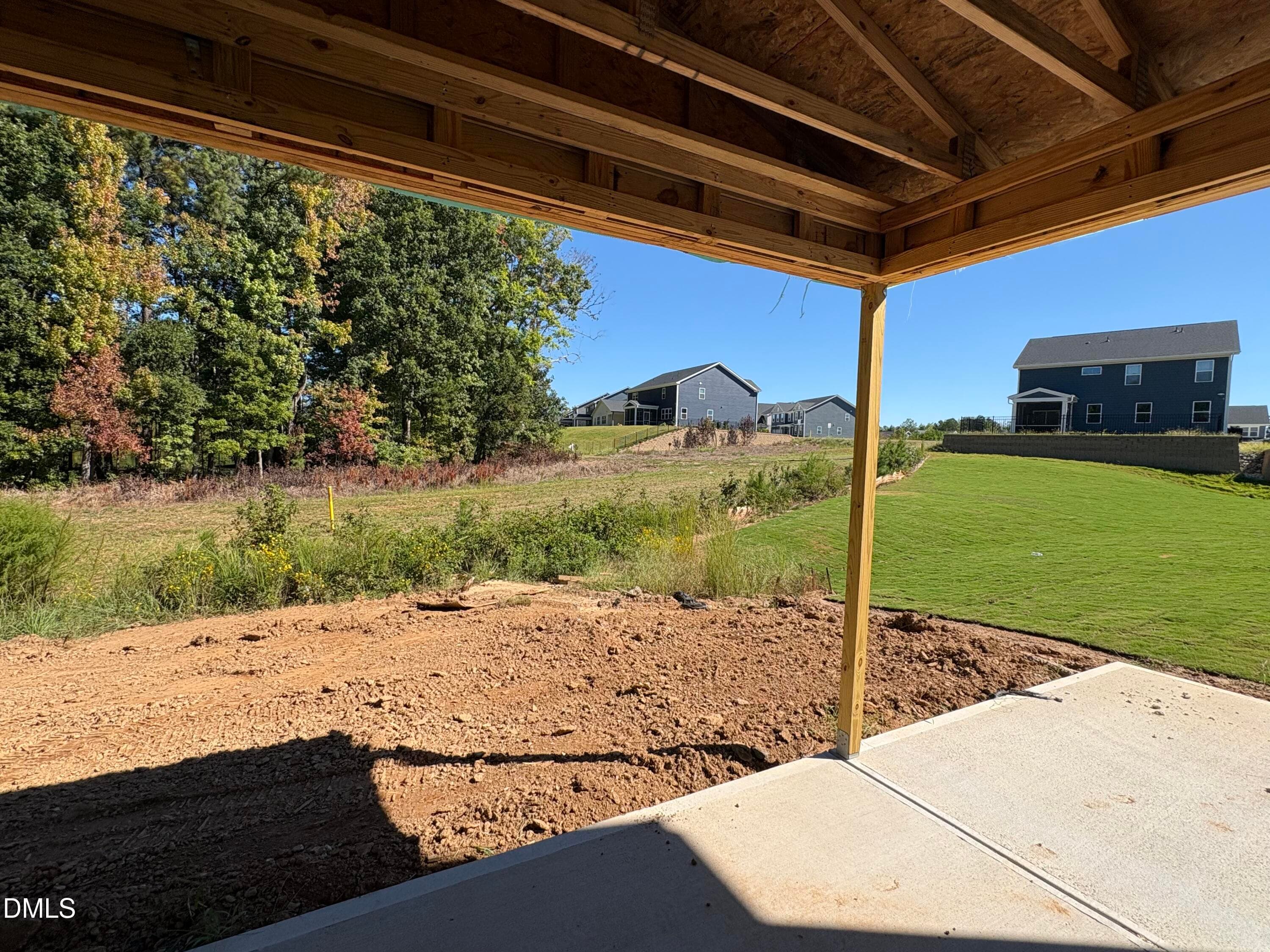 Homesite 85 Backyard - 3322 Jeter James Way, Apex, NC 27523