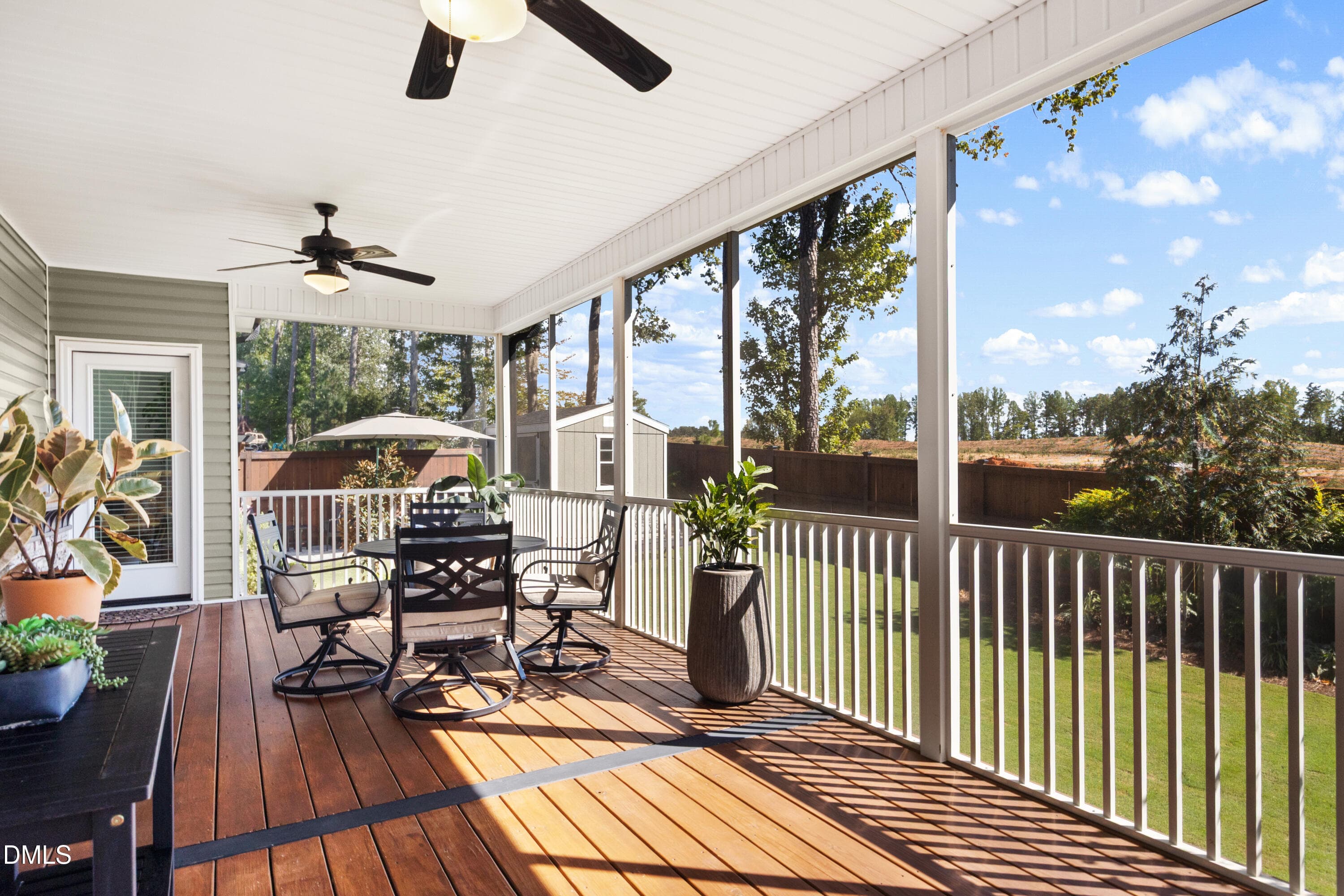 Back porch 1 - 245 Stephens Way Way, Youngsville, NC 27596, Youngsville