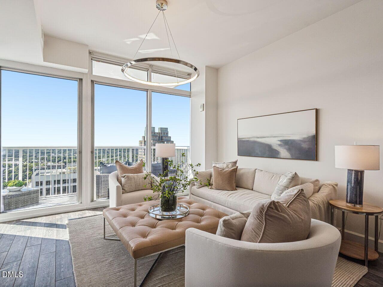 Living Room - 301 Fayetteville Street, Raleigh, NC 27601