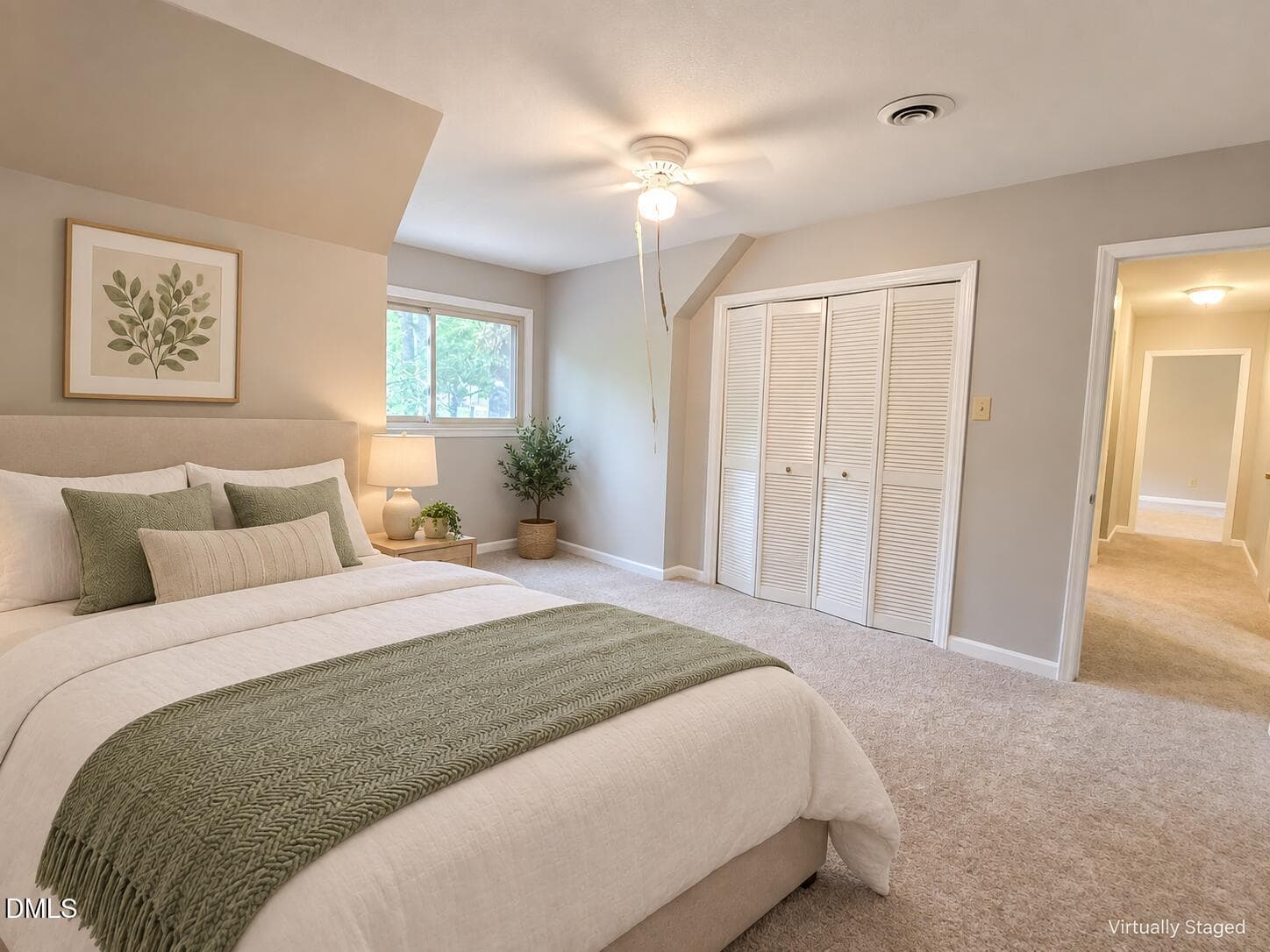 Bedroom 4 Virtual Staged - 708 Dawnwood Court, Raleigh, NC 27609