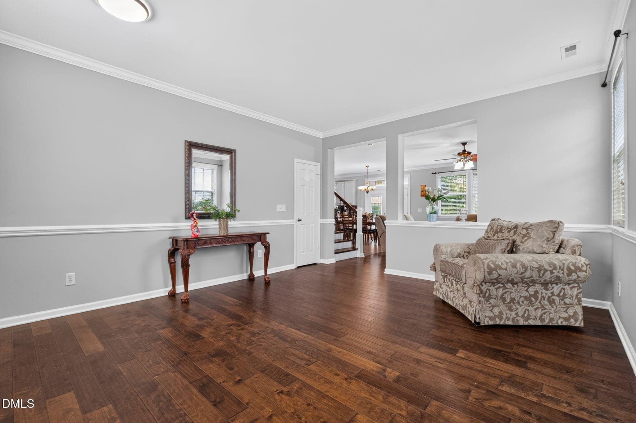 front door view to living - 6319 Quitman Trail, Raleigh, NC 27610