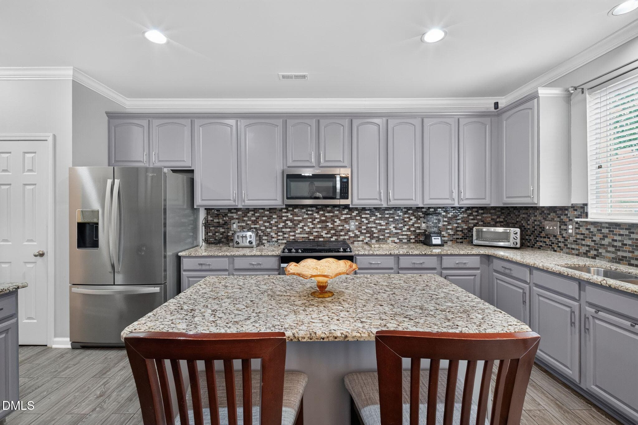 kitchen backsplash /granite - 6319 Quitman Trail, Raleigh, NC 27610