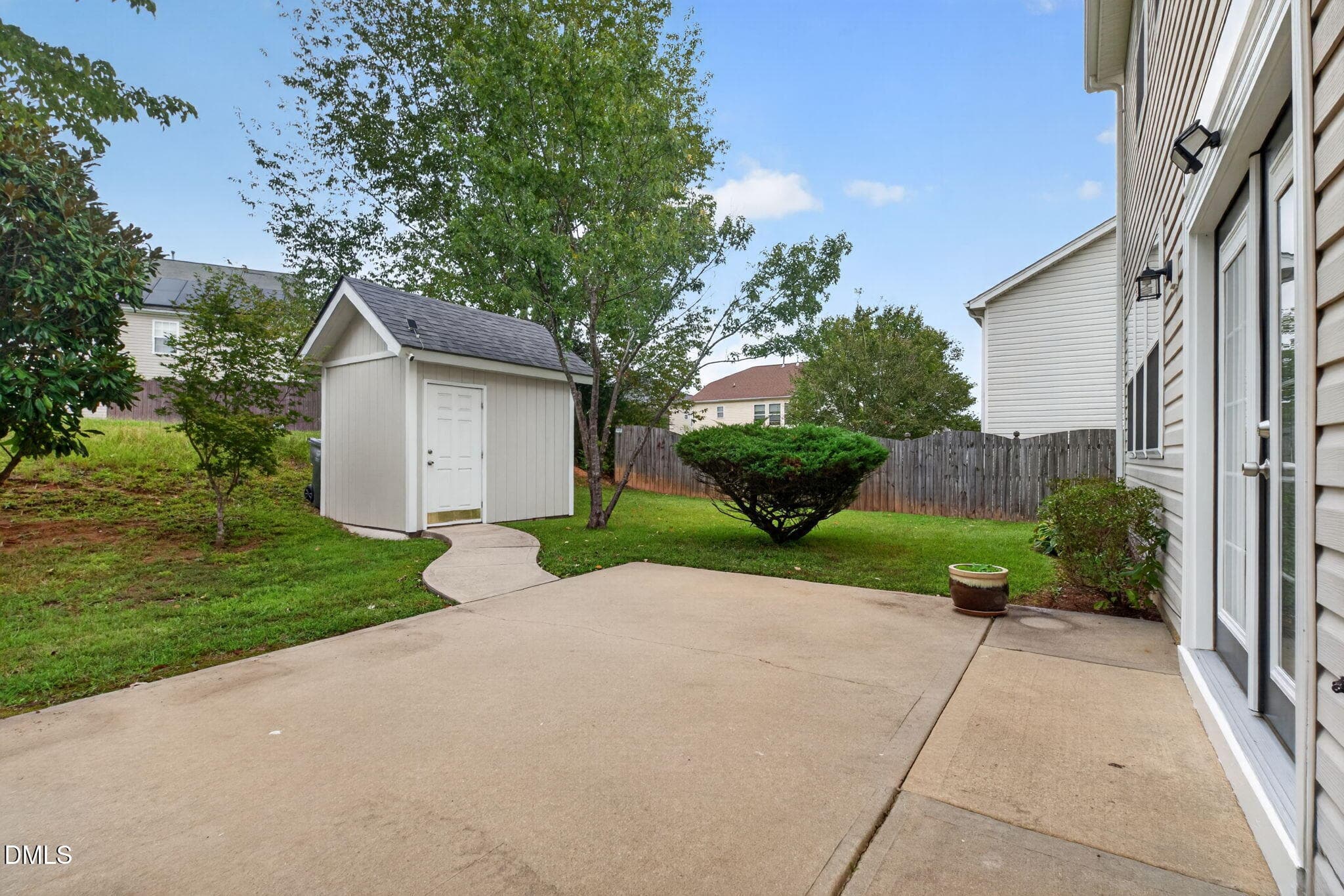 patio and shed - 6319 Quitman Trail, Raleigh, NC 27610