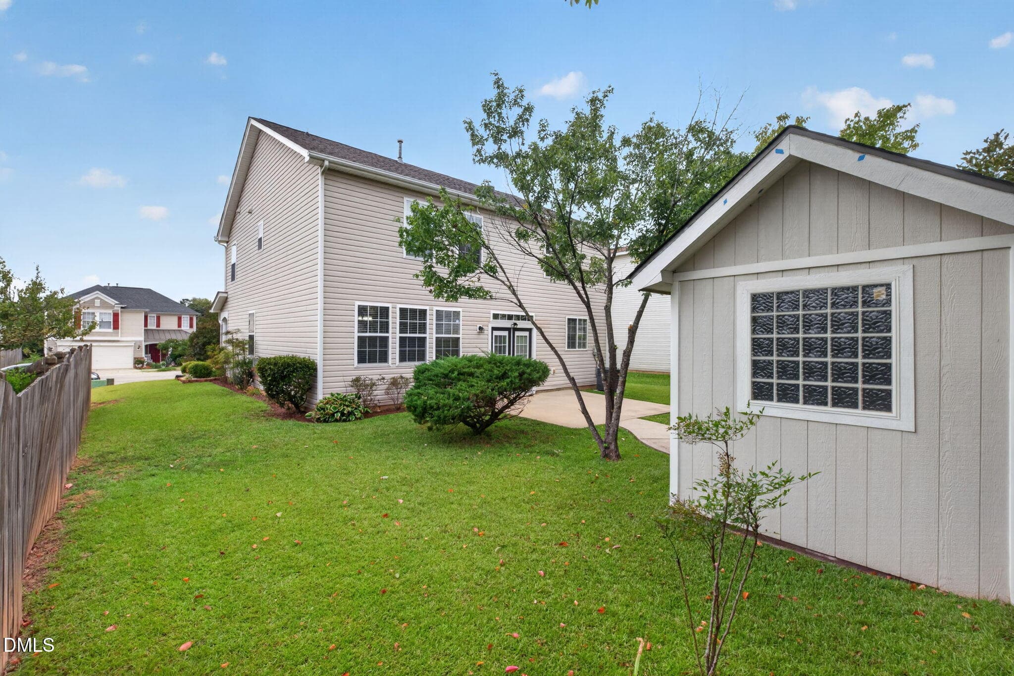 shed and yard - 6319 Quitman Trail, Raleigh, NC 27610