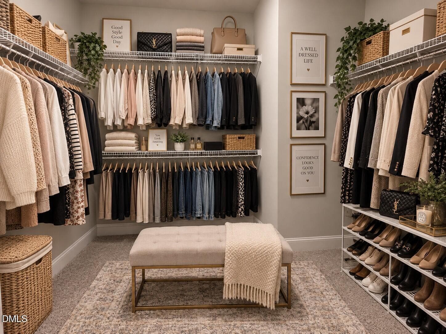 Primary Closet - 1516 Reese Court, Burlington, NC 27217