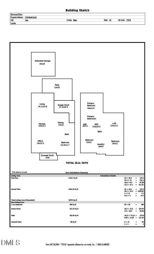 2104floorplanfile - 2104 Bluff Oak Drive, Cary, NC 27519