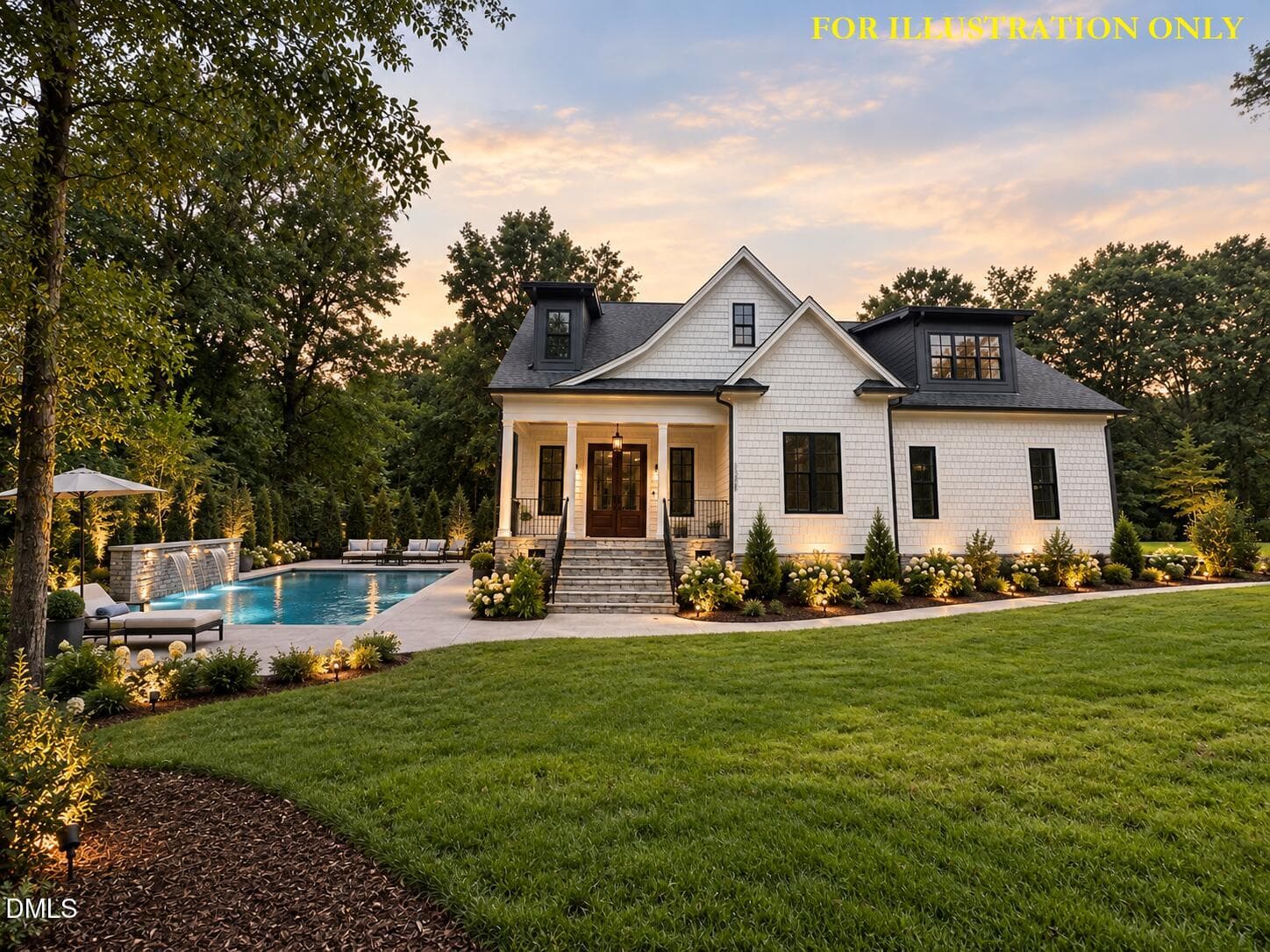 FOR ILLUSTRATION ONLY (1) - 5308 Parkwood Drive, Raleigh, NC 27612