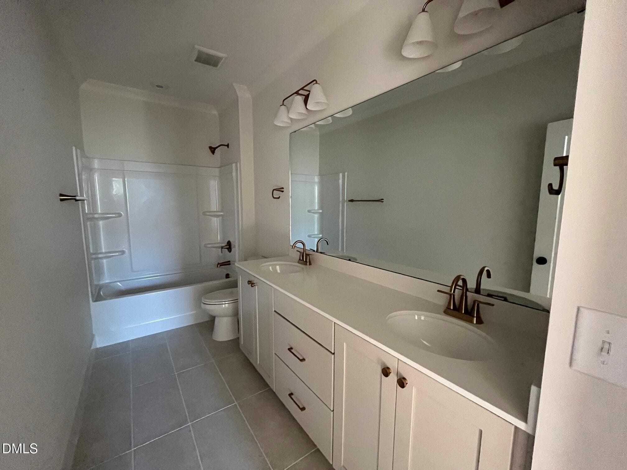2nd floor hall bath - 6051 Scalybark Road, Durham, NC 27712