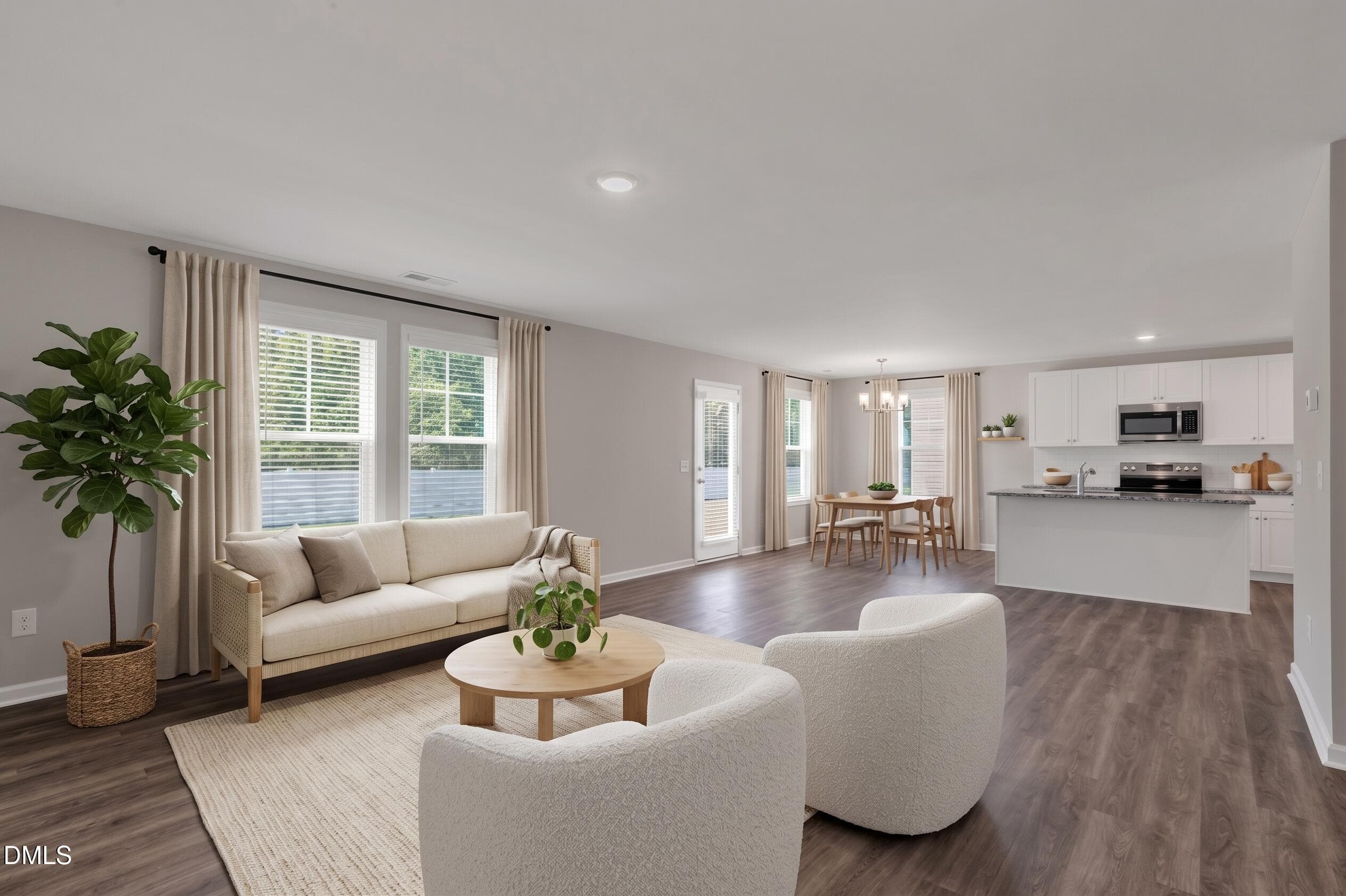 Living Room - 17 W Emily Gardens Drive, Selma, NC 27576
