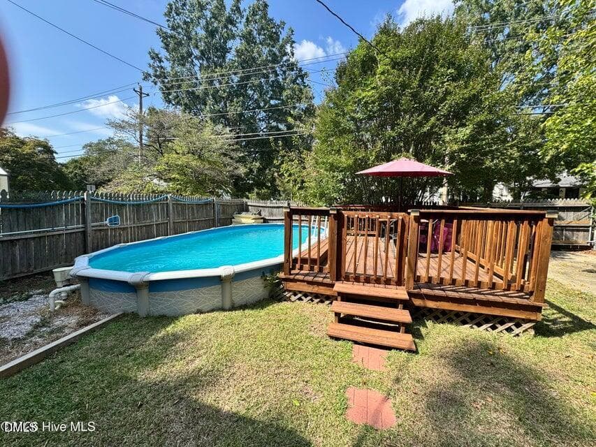 Pool and Deck - 204 Gray Street NE, Wilson, NC 27893