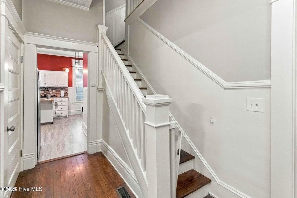 Back Staircase - 204 Gray Street NE, Wilson, NC 27893