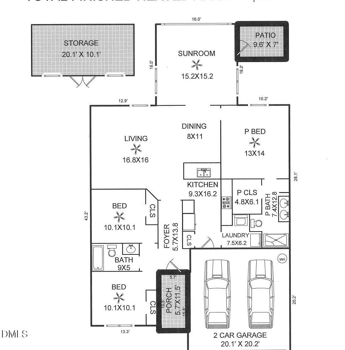 picture of floorplan - 534 Mineral Spring Lane, Fuquay Varina, NC 27526