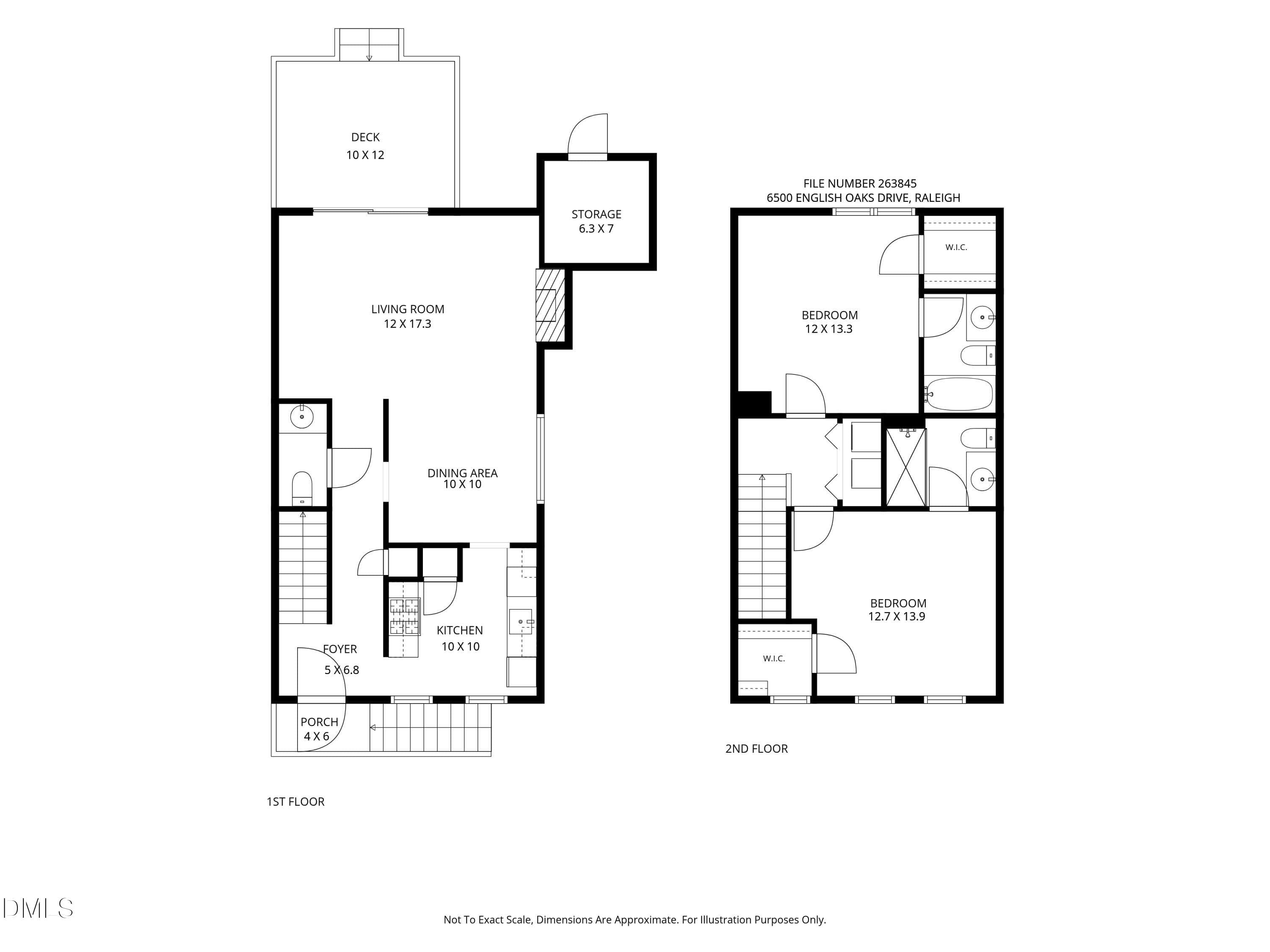 Floor Plan - 6500 English Oaks Drive, Raleigh, NC 27615, Raleigh