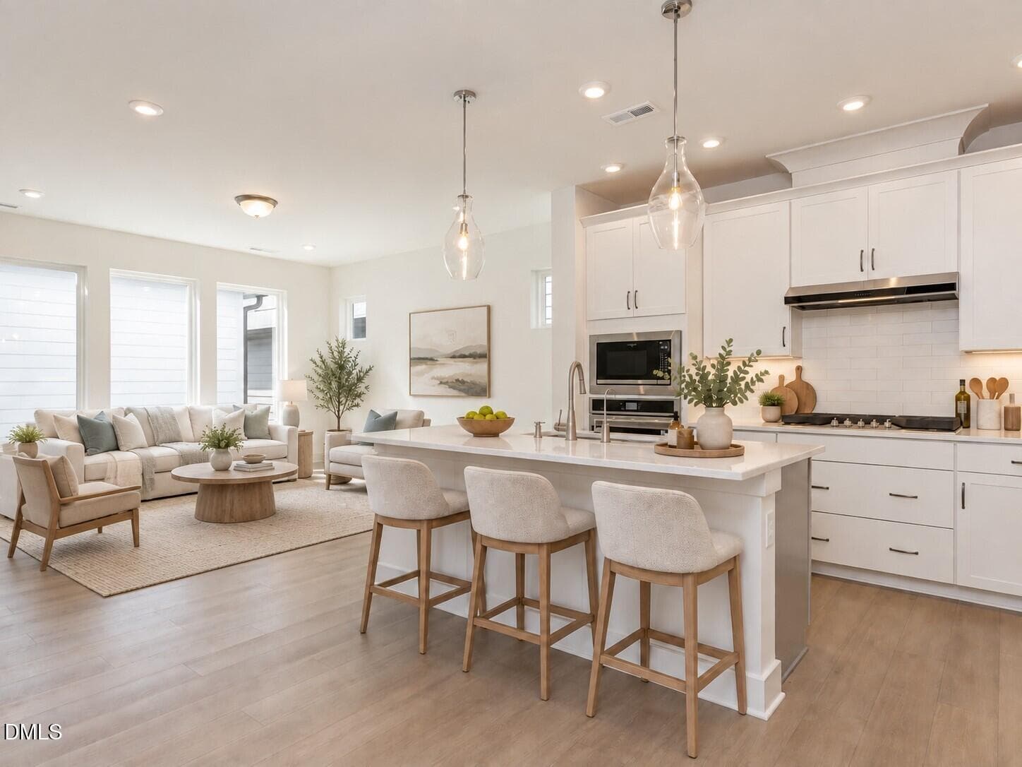 Bright Modern Kitchen and Cozy Living Ro - 17 Tallgrass Road, Pittsboro, NC 27312