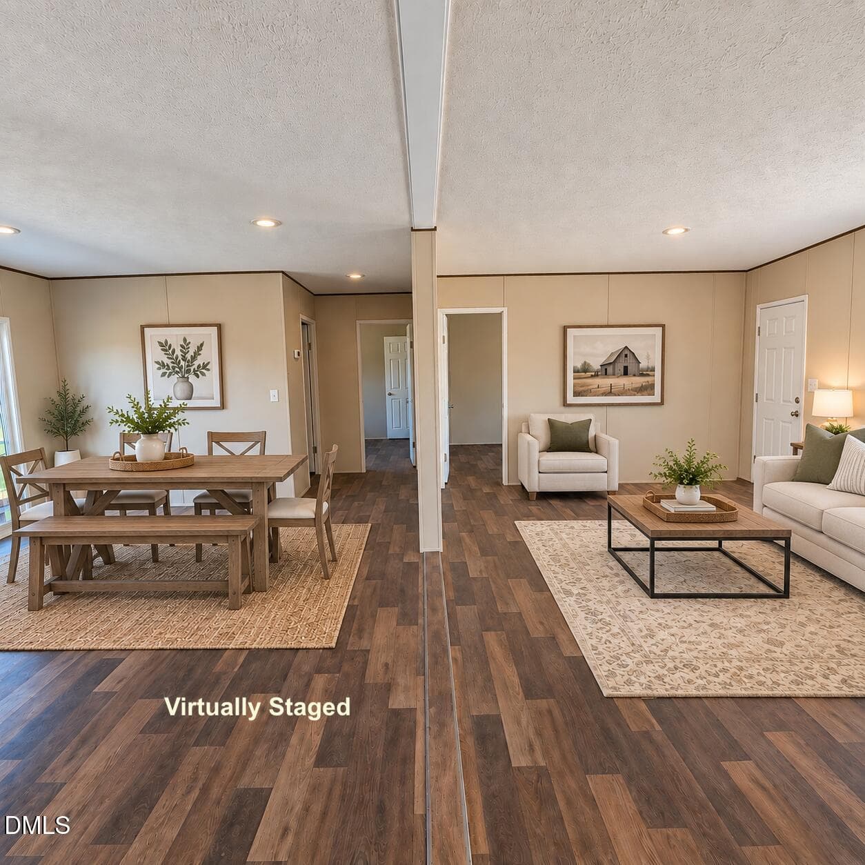 Living Room/Dining Room - 7194 Race Track Road, Castalia, NC 27816, Castalia