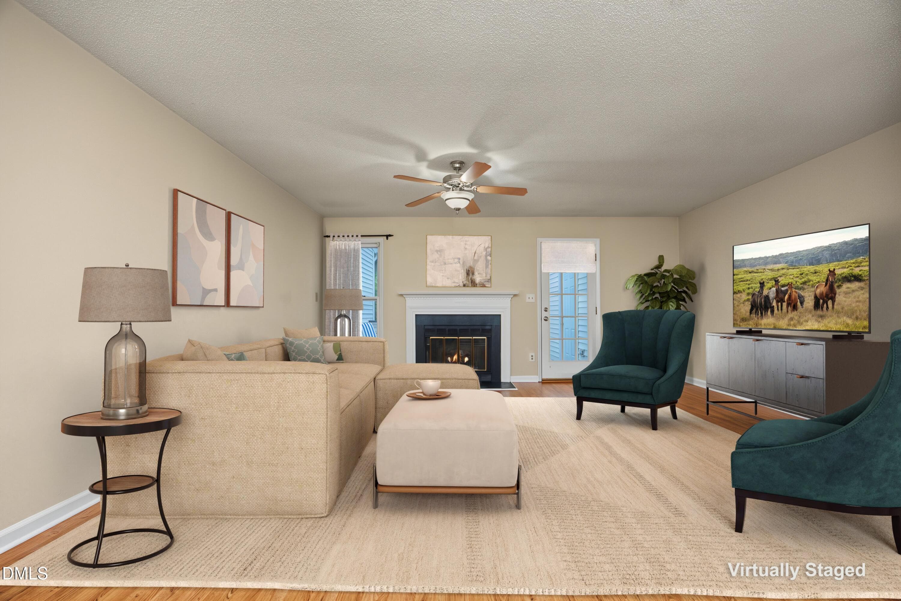 13_LivingStaged - 148 Greenmont Lane, Cary, NC 27511
