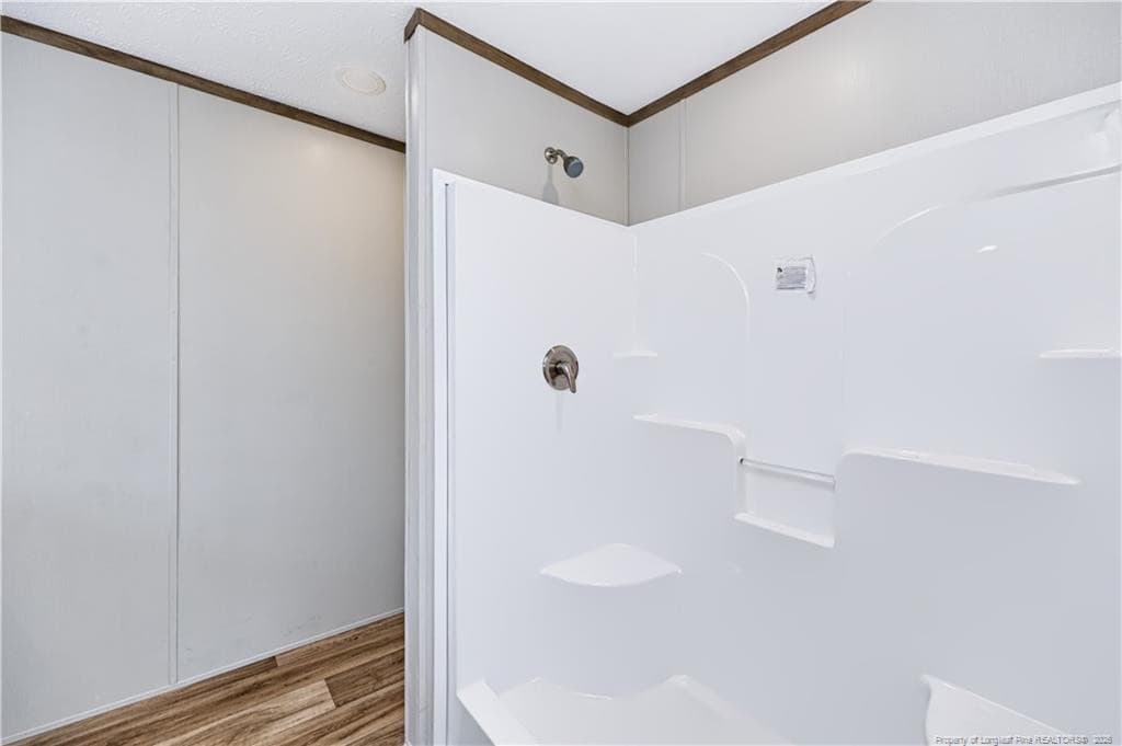 Shower in master bath - 350 Lakeview Lane, Cameron, NC 28326