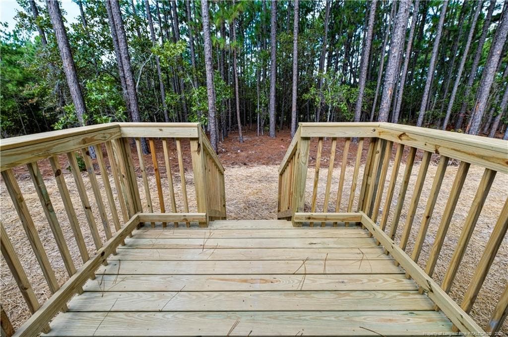 Rear Deck to backard - 350 Lakeview Lane, Cameron, NC 28326, Cameron