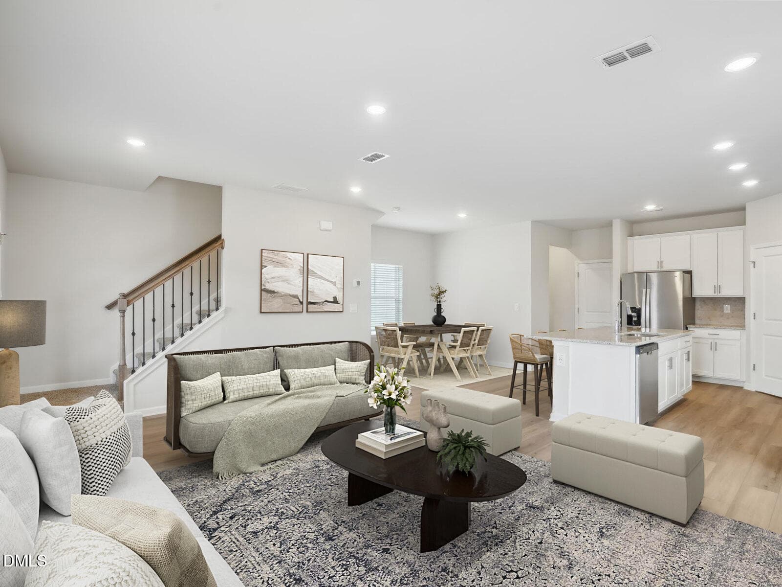 2 - Living - 4108 Hazel Branch Way, Wendell, NC 27591