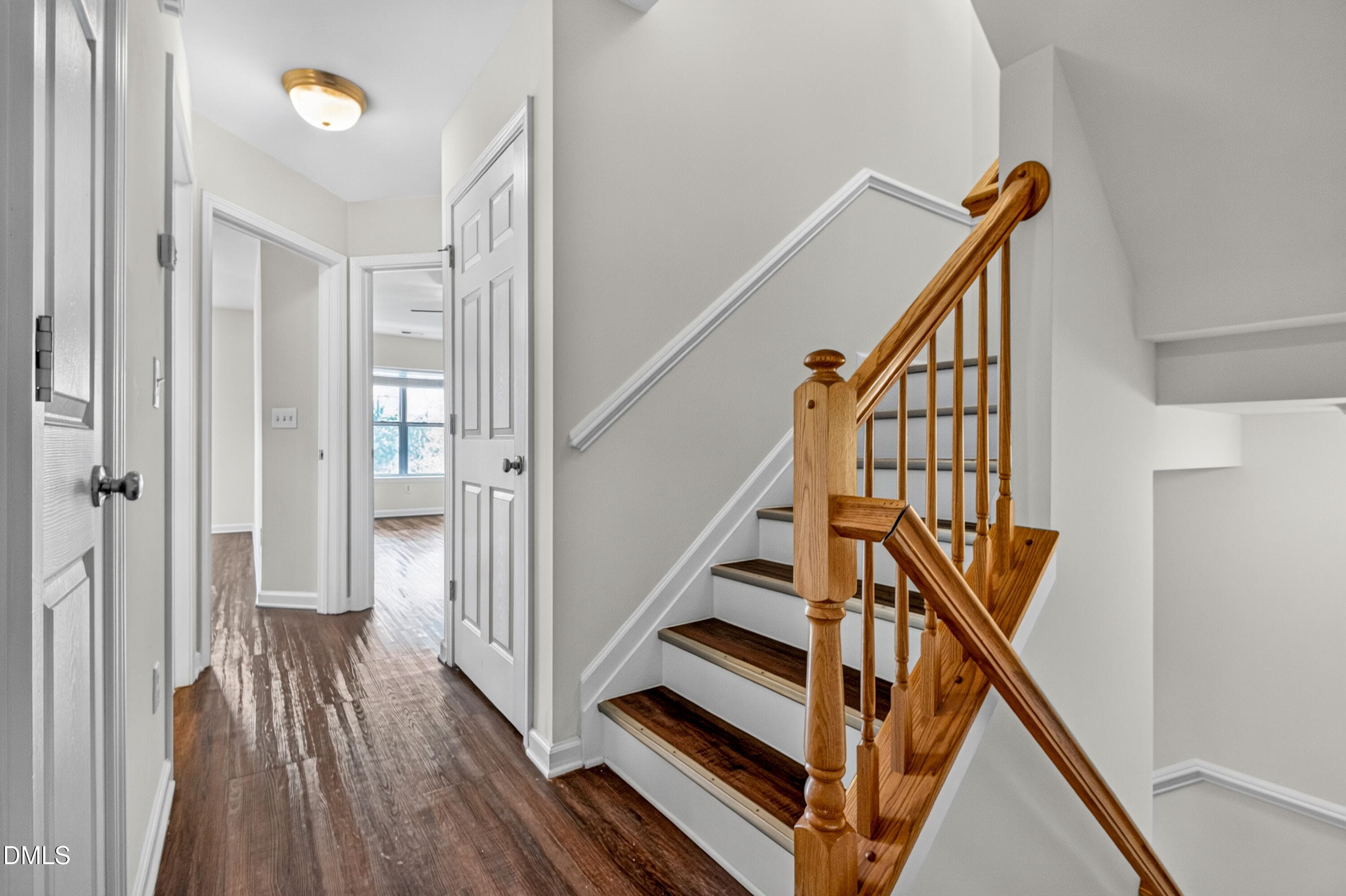 second floor stairs - 11711 Coppergate Drive 101, Raleigh, NC 27614