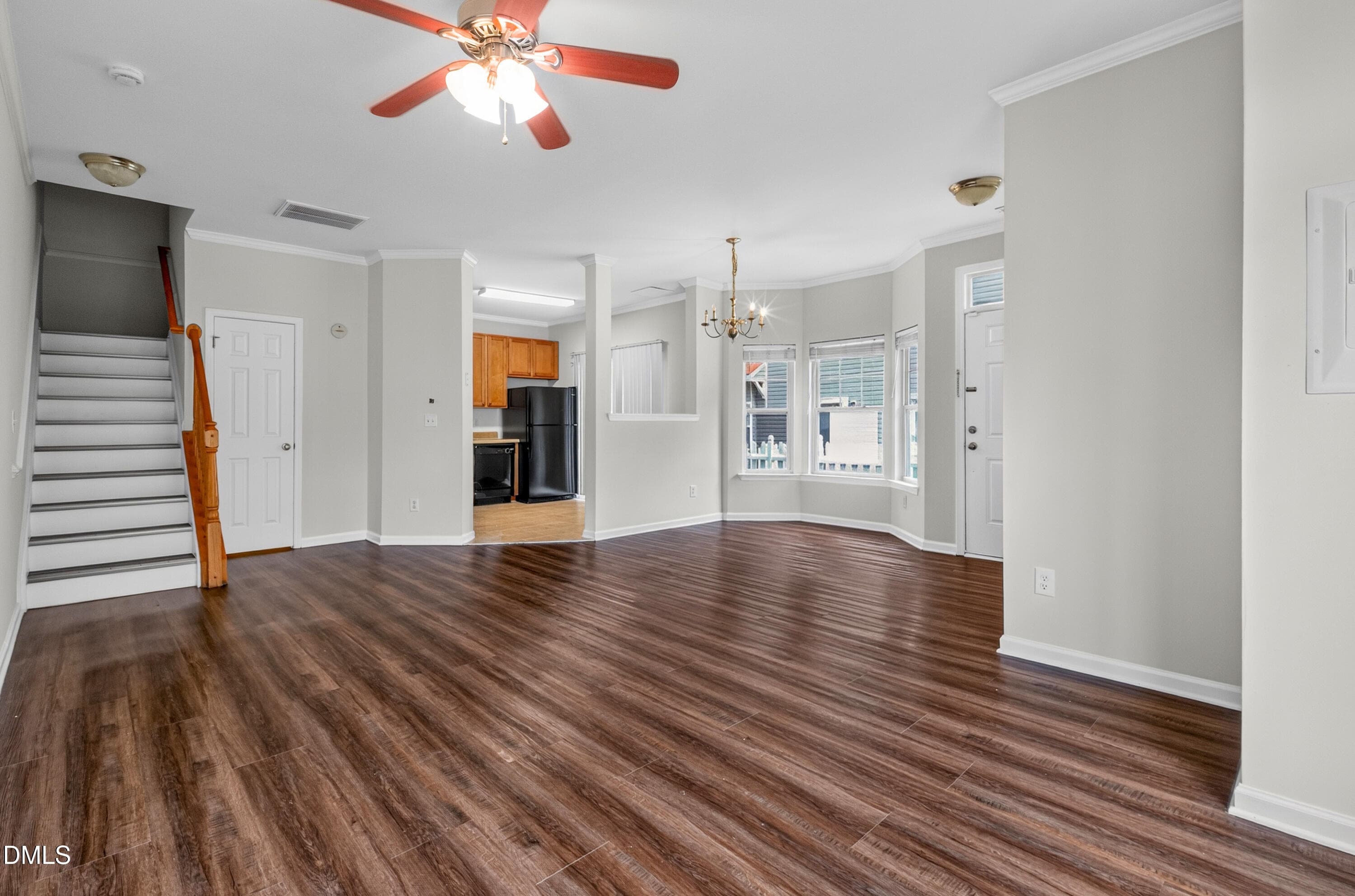 Inside and kitchen view - 11711 Coppergate Drive 101, Raleigh, NC 27614