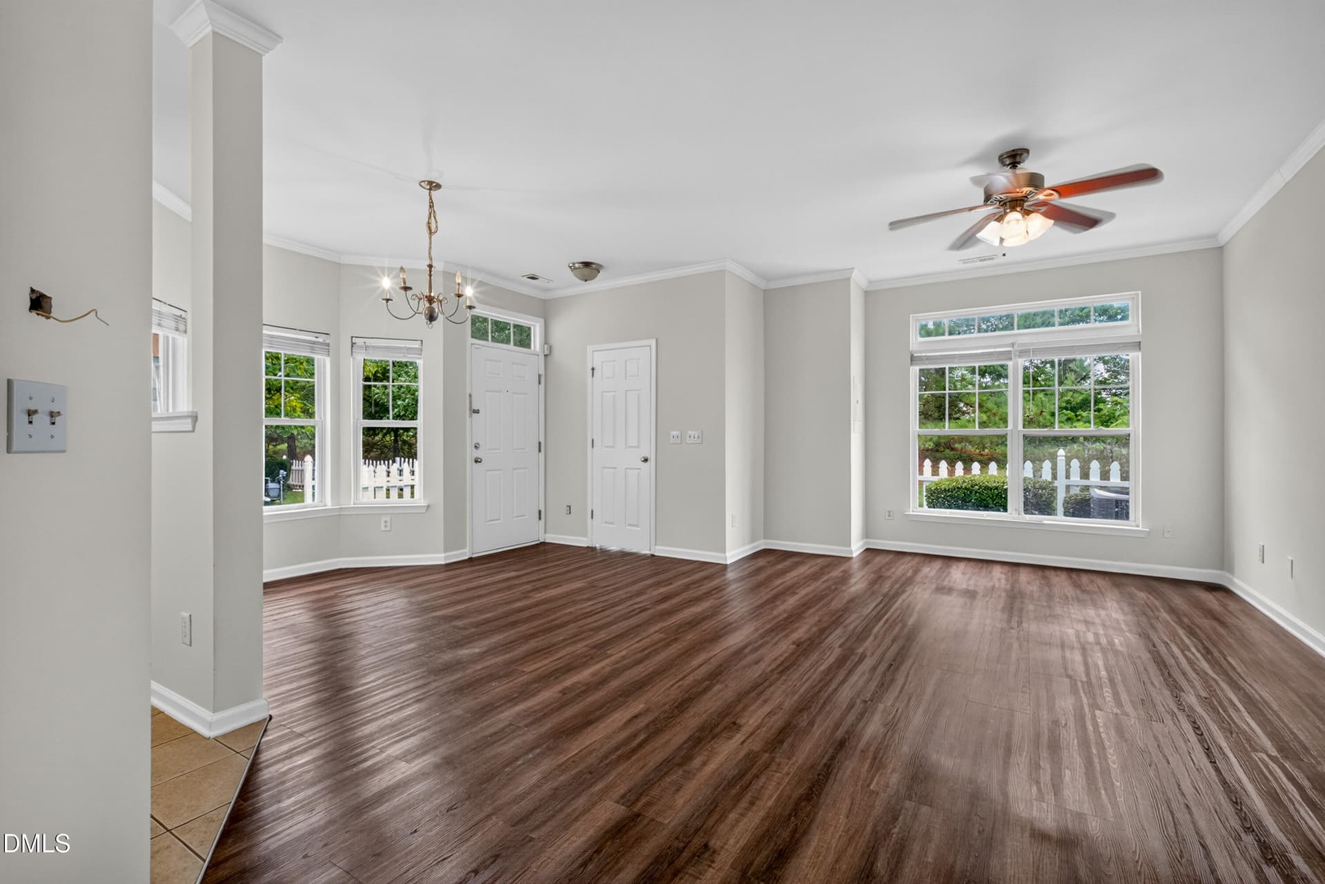 Inside living room and dinning - 11711 Coppergate Drive 101, Raleigh, NC 27614