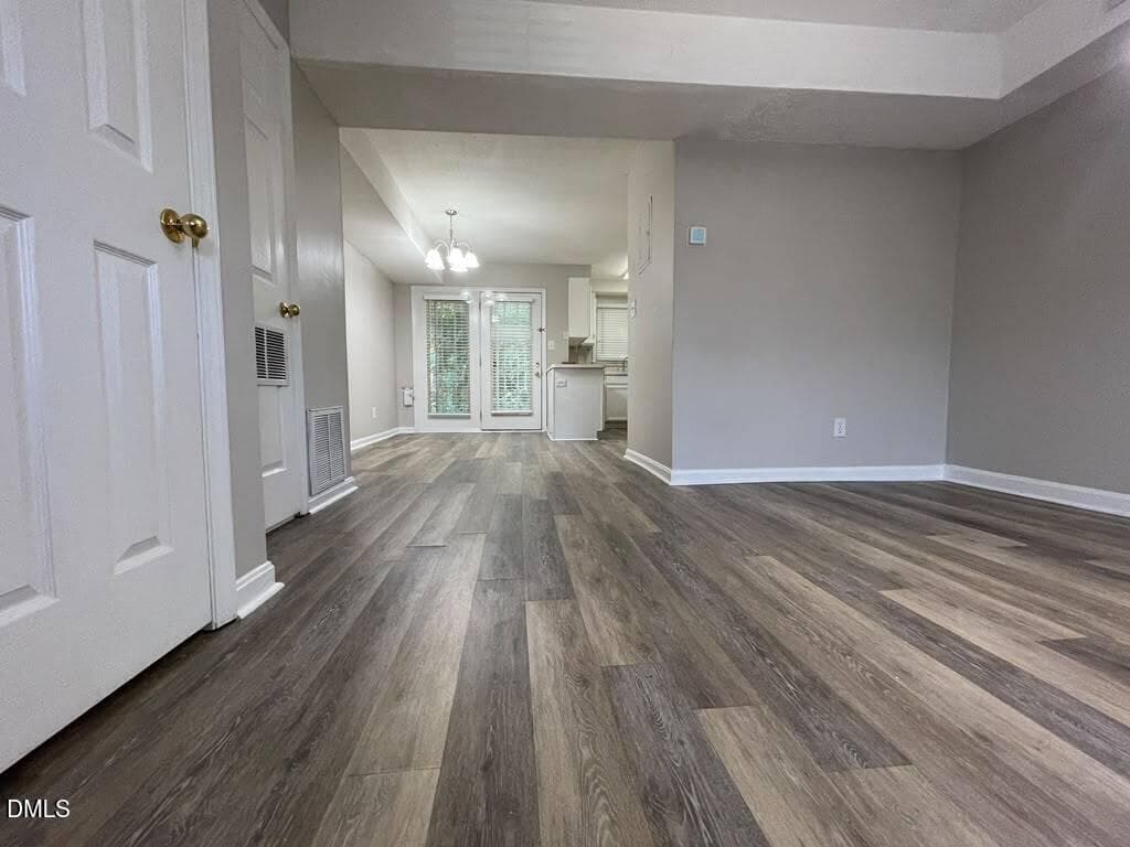 Leavingroom and Dining Area - 4703 Blue Bird Court F, Raleigh, NC 27606, Raleigh