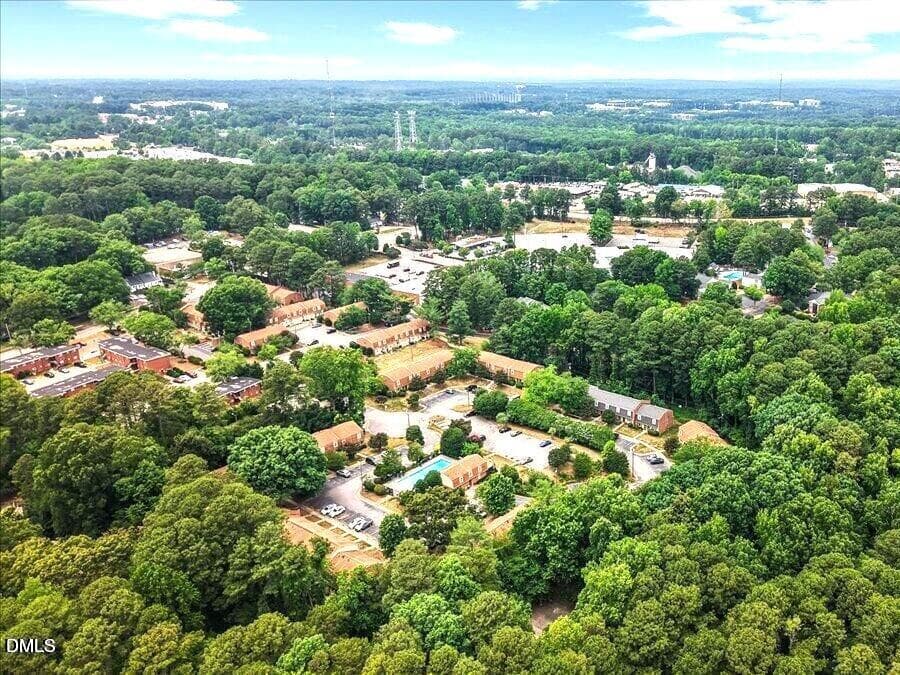 Aerial View - 4703 Blue Bird Court F, Raleigh, NC 27606, Raleigh